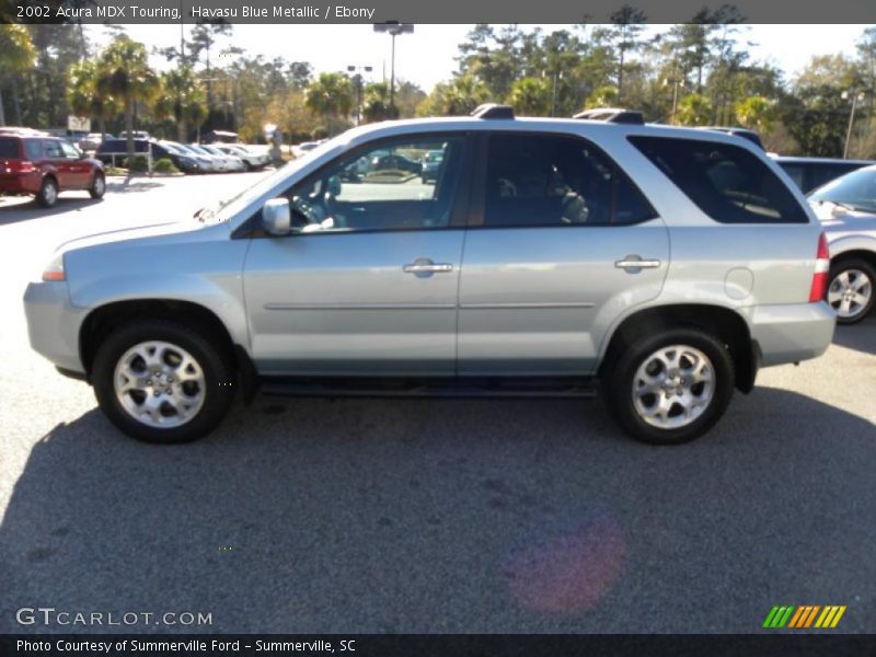 Havasu Blue Metallic / Ebony 2002 Acura MDX Touring