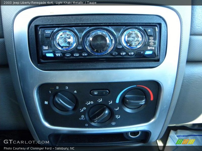 Light Khaki Metallic / Taupe 2003 Jeep Liberty Renegade 4x4