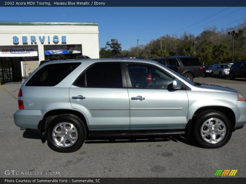 Havasu Blue Metallic / Ebony 2002 Acura MDX Touring