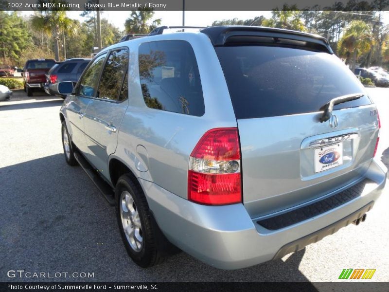Havasu Blue Metallic / Ebony 2002 Acura MDX Touring