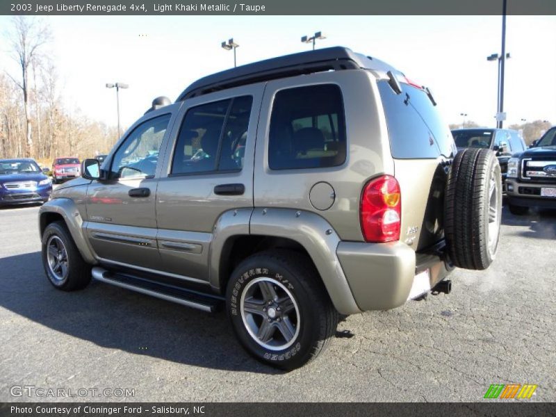 Light Khaki Metallic / Taupe 2003 Jeep Liberty Renegade 4x4