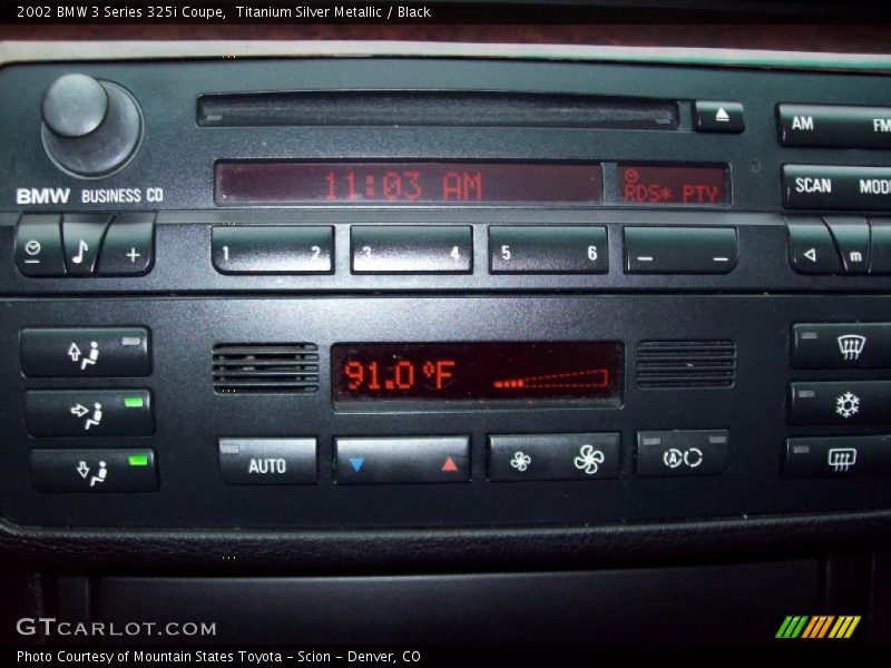 Controls of 2002 3 Series 325i Coupe