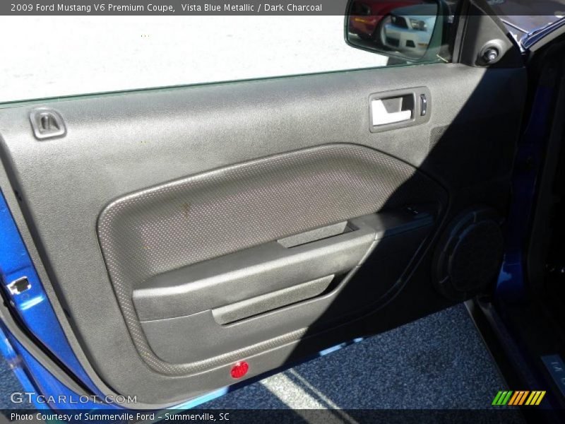 Vista Blue Metallic / Dark Charcoal 2009 Ford Mustang V6 Premium Coupe