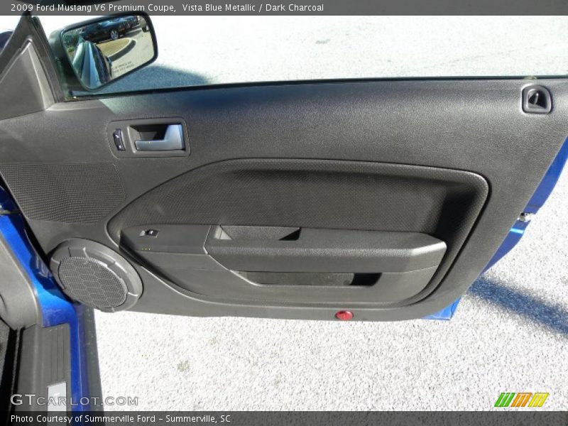 Vista Blue Metallic / Dark Charcoal 2009 Ford Mustang V6 Premium Coupe