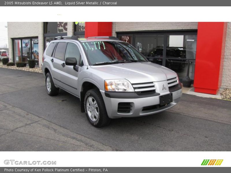 Liquid Silver Metallic / Charcoal 2005 Mitsubishi Endeavor LS AWD