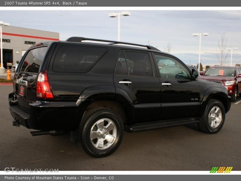 Black / Taupe 2007 Toyota 4Runner SR5 4x4