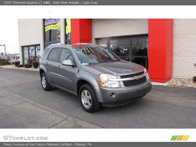 Dark Silver Metallic / Light Gray 2006 Chevrolet Equinox LT AWD
