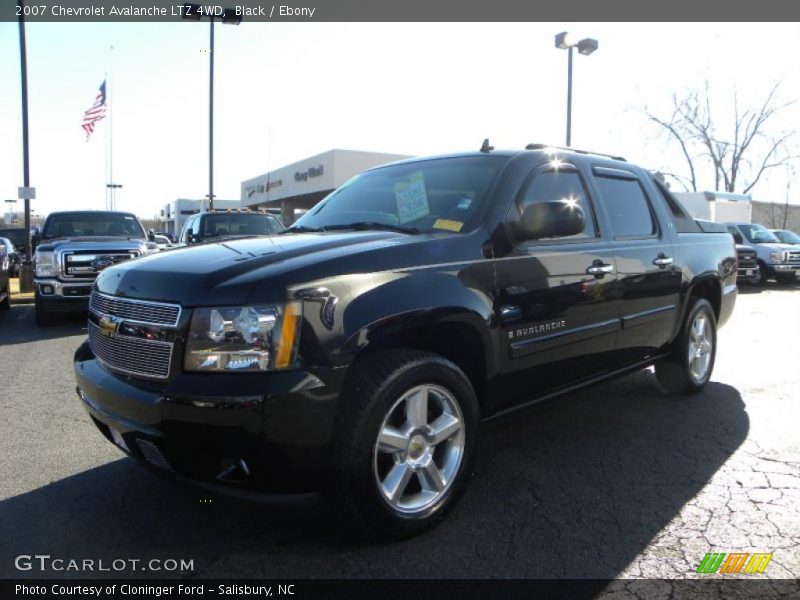 Black / Ebony 2007 Chevrolet Avalanche LTZ 4WD