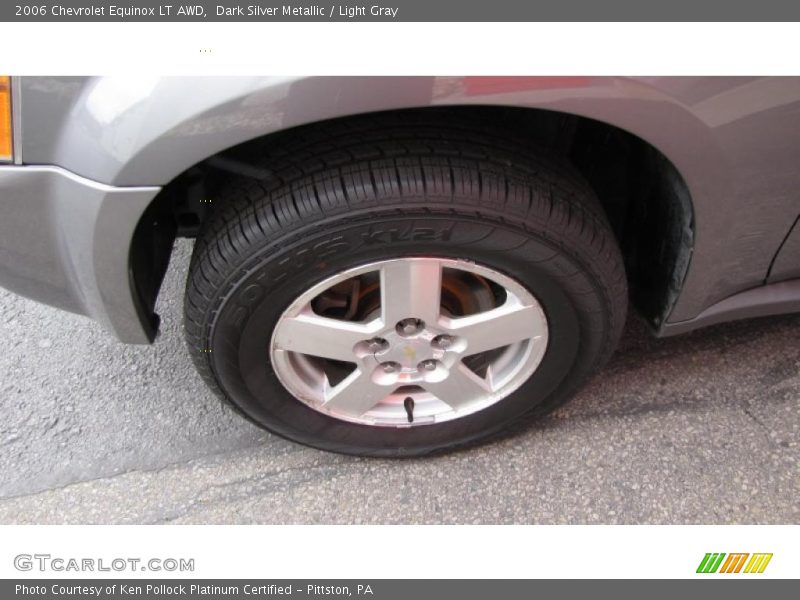 Dark Silver Metallic / Light Gray 2006 Chevrolet Equinox LT AWD