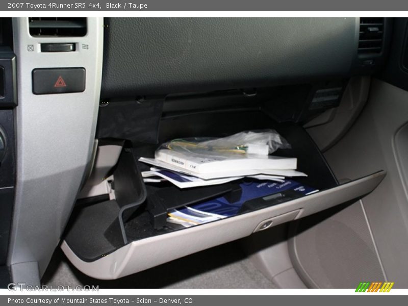 Black / Taupe 2007 Toyota 4Runner SR5 4x4