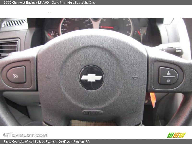 Dark Silver Metallic / Light Gray 2006 Chevrolet Equinox LT AWD