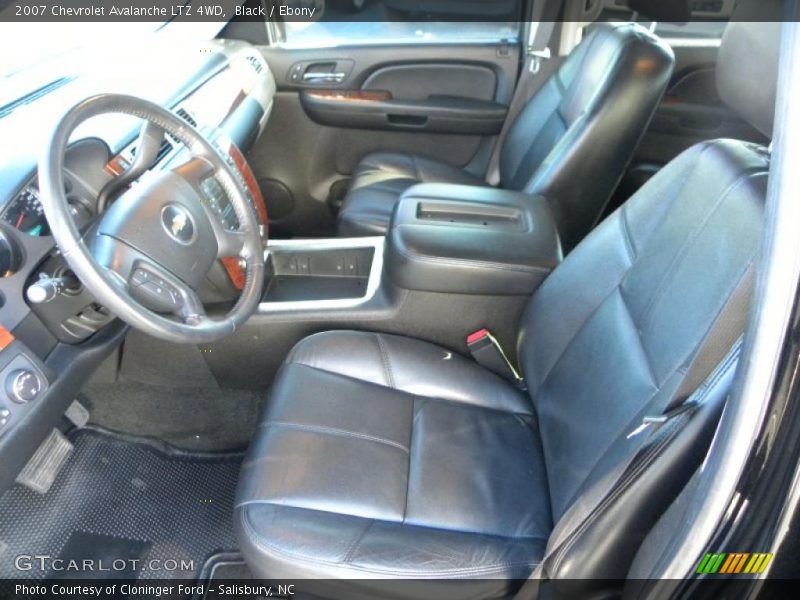 Black / Ebony 2007 Chevrolet Avalanche LTZ 4WD