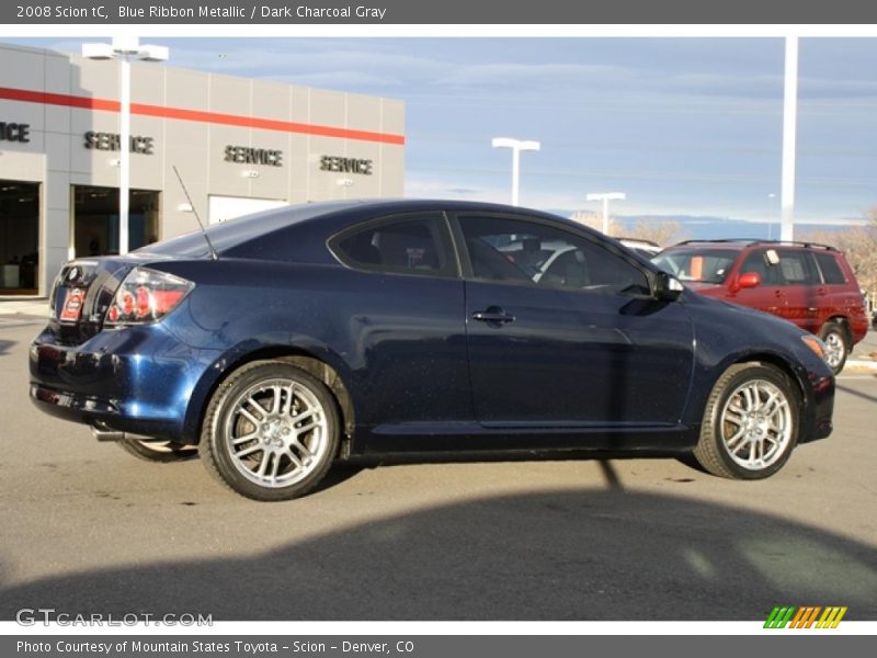 Blue Ribbon Metallic / Dark Charcoal Gray 2008 Scion tC