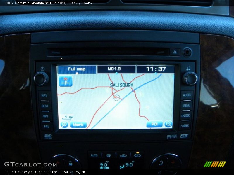 Navigation of 2007 Avalanche LTZ 4WD