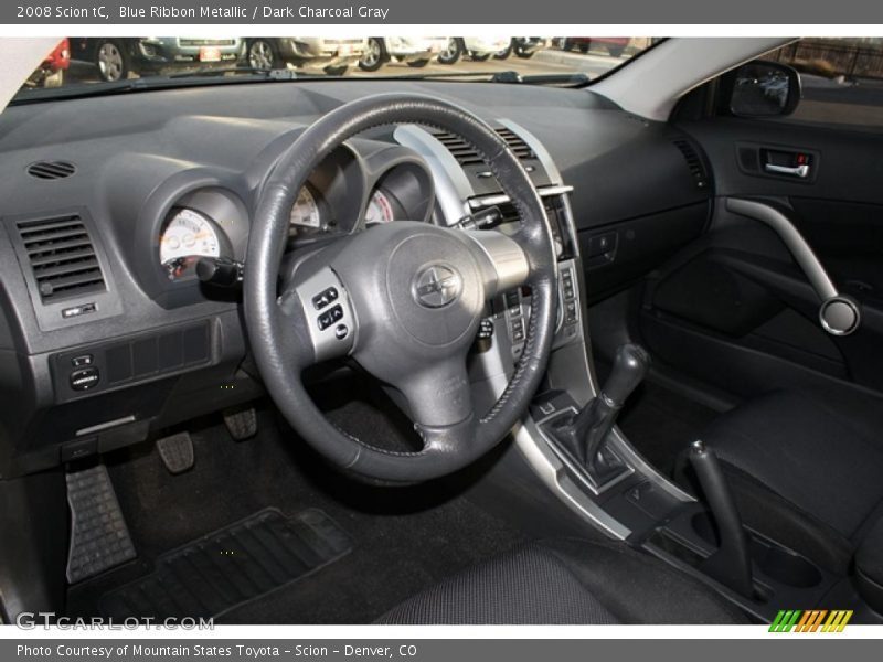 Blue Ribbon Metallic / Dark Charcoal Gray 2008 Scion tC