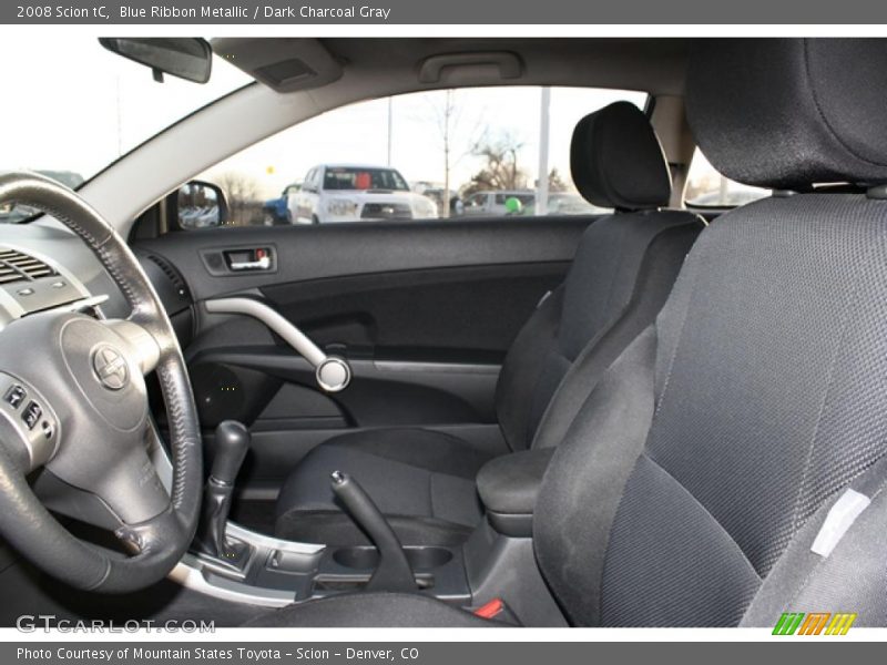 Blue Ribbon Metallic / Dark Charcoal Gray 2008 Scion tC
