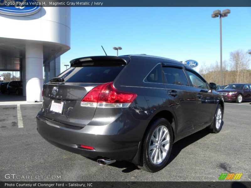 Magnetic Gray Metallic / Ivory 2010 Toyota Venza I4