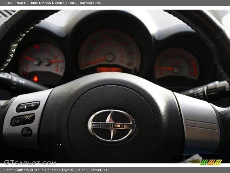 Blue Ribbon Metallic / Dark Charcoal Gray 2008 Scion tC