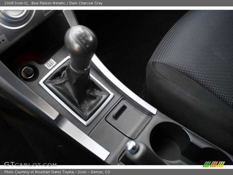 Blue Ribbon Metallic / Dark Charcoal Gray 2008 Scion tC