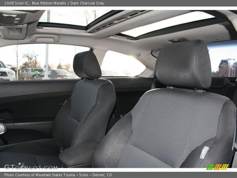 Blue Ribbon Metallic / Dark Charcoal Gray 2008 Scion tC