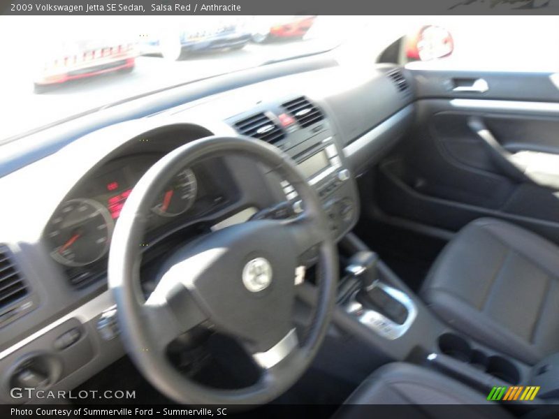 Salsa Red / Anthracite 2009 Volkswagen Jetta SE Sedan