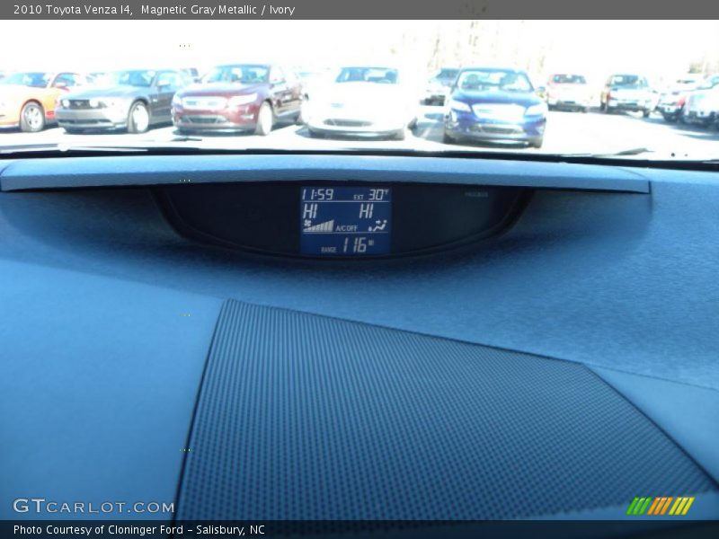 Magnetic Gray Metallic / Ivory 2010 Toyota Venza I4