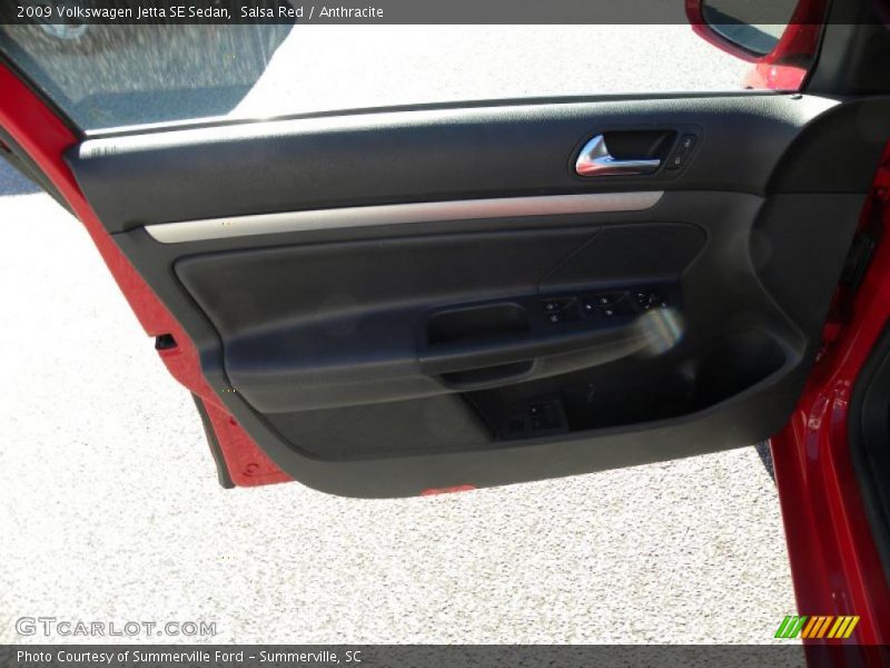 Salsa Red / Anthracite 2009 Volkswagen Jetta SE Sedan