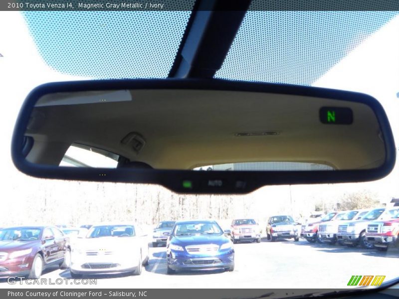 Magnetic Gray Metallic / Ivory 2010 Toyota Venza I4