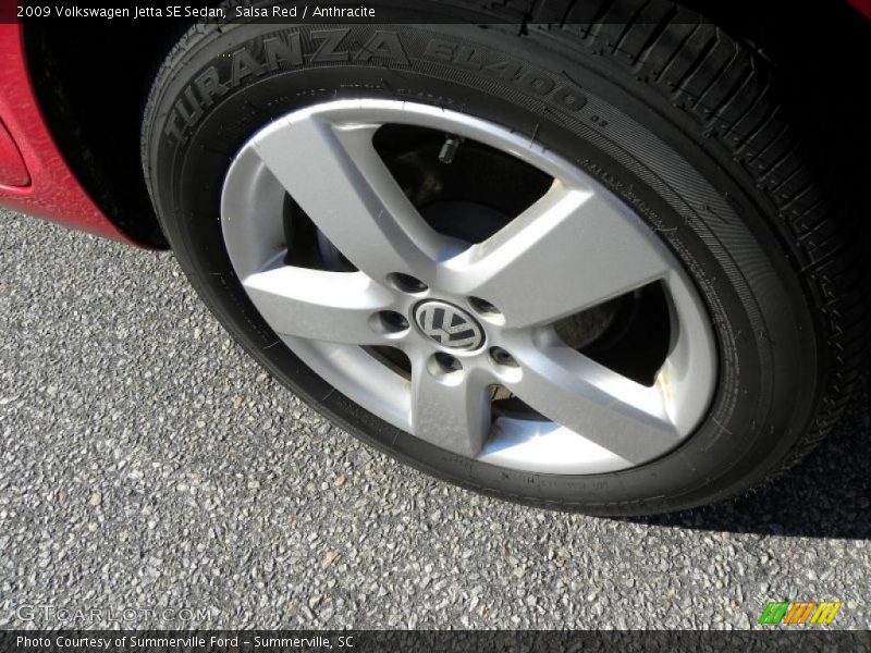 Salsa Red / Anthracite 2009 Volkswagen Jetta SE Sedan