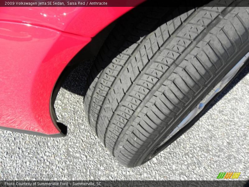 Salsa Red / Anthracite 2009 Volkswagen Jetta SE Sedan
