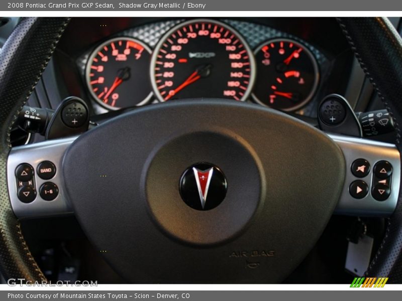 Shadow Gray Metallic / Ebony 2008 Pontiac Grand Prix GXP Sedan