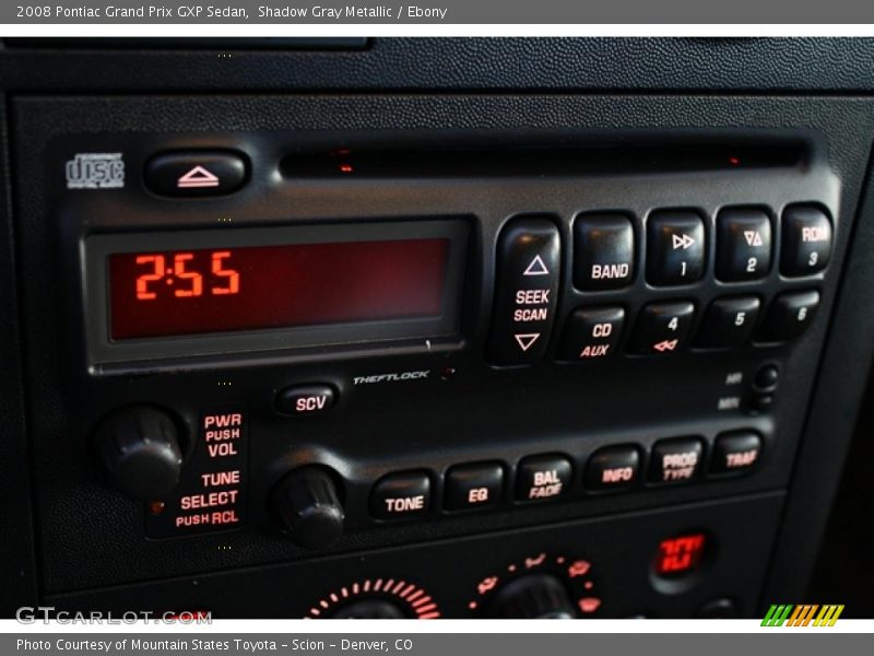 Shadow Gray Metallic / Ebony 2008 Pontiac Grand Prix GXP Sedan