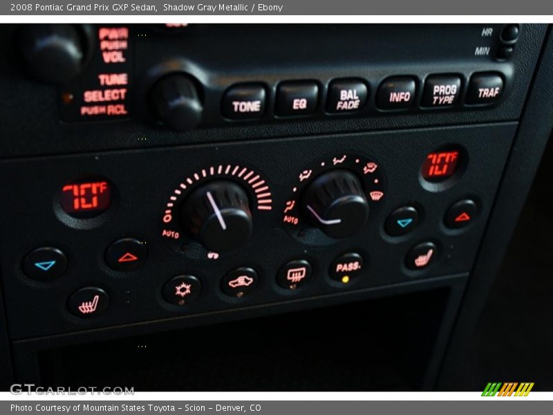 Shadow Gray Metallic / Ebony 2008 Pontiac Grand Prix GXP Sedan