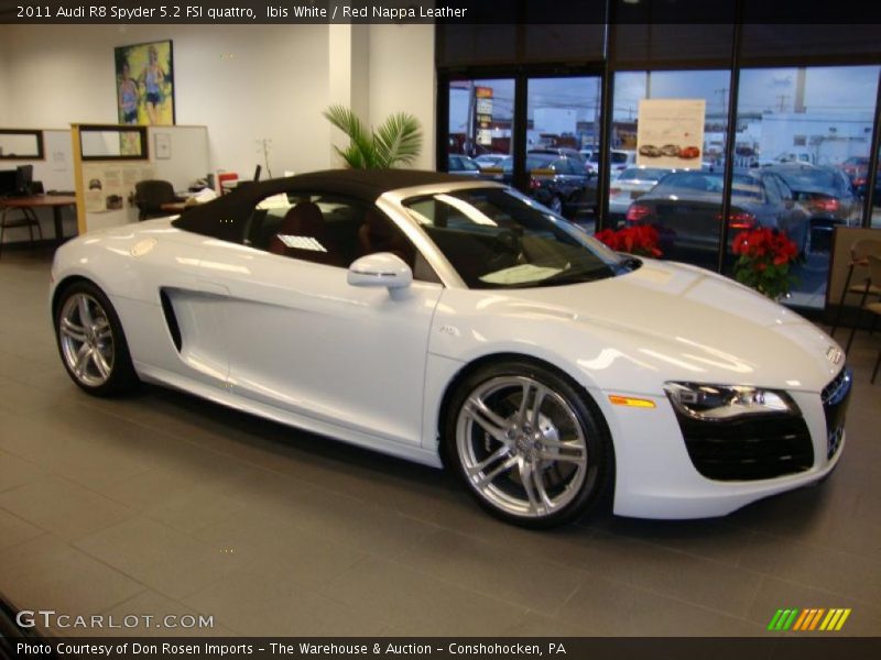 2011 R8 Spyder 5.2 FSI quattro Ibis White