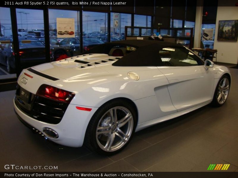  2011 R8 Spyder 5.2 FSI quattro Ibis White