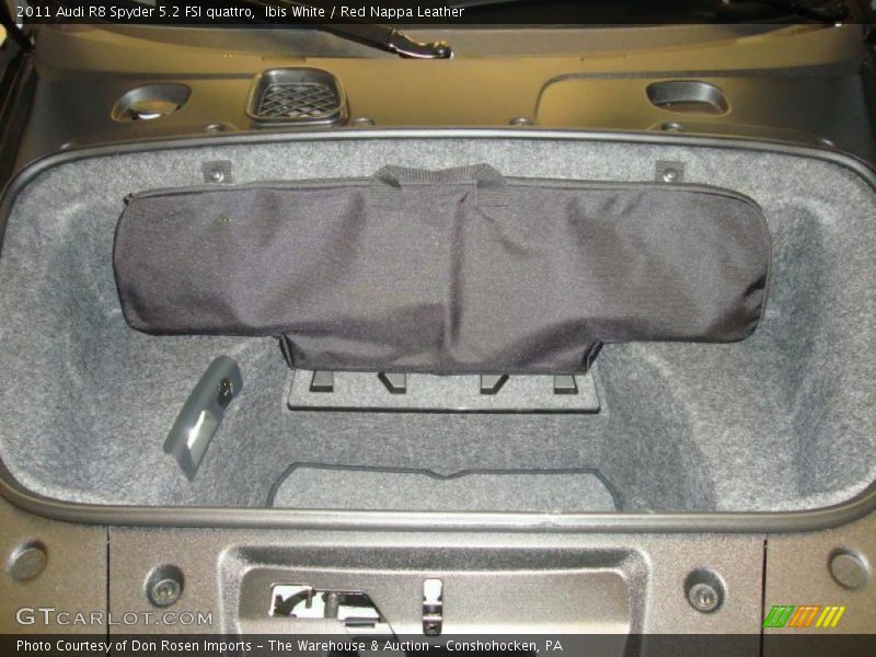  2011 R8 Spyder 5.2 FSI quattro Trunk