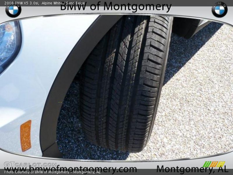 Alpine White / Sand Beige 2008 BMW X5 3.0si