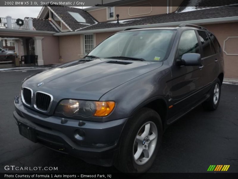Steel Grey Metallic / Grey 2002 BMW X5 3.0i