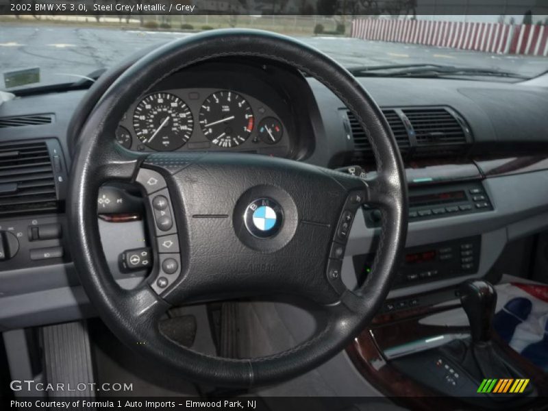 Steel Grey Metallic / Grey 2002 BMW X5 3.0i