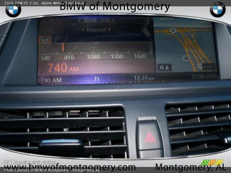 Alpine White / Sand Beige 2008 BMW X5 3.0si