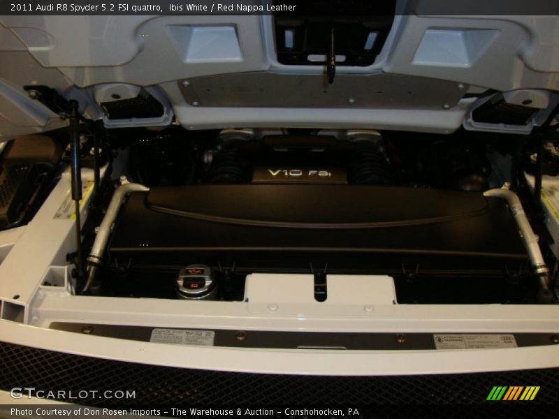  2011 R8 Spyder 5.2 FSI quattro Engine - 5.2 Liter FSI DOHC 40-Valve VVT V10