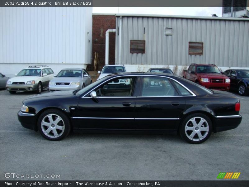 Brilliant Black / Ecru 2002 Audi S8 4.2 quattro