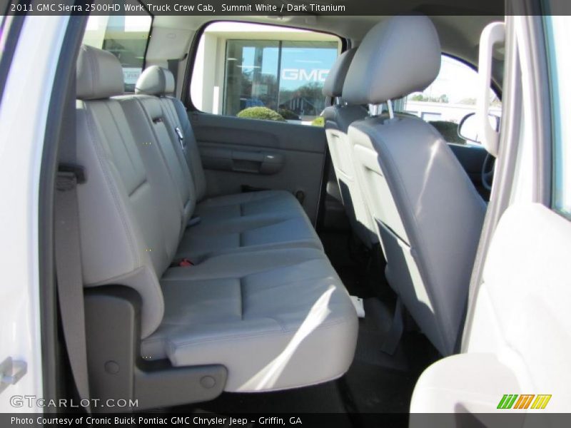  2011 Sierra 2500HD Work Truck Crew Cab Dark Titanium Interior
