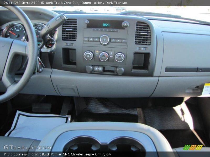 Dashboard of 2011 Sierra 2500HD Work Truck Crew Cab