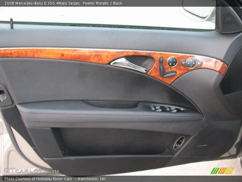 Pewter Metallic / Black 2008 Mercedes-Benz E 350 4Matic Sedan