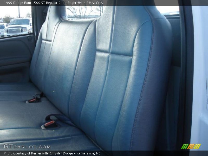 Bright White / Mist Gray 1999 Dodge Ram 1500 ST Regular Cab