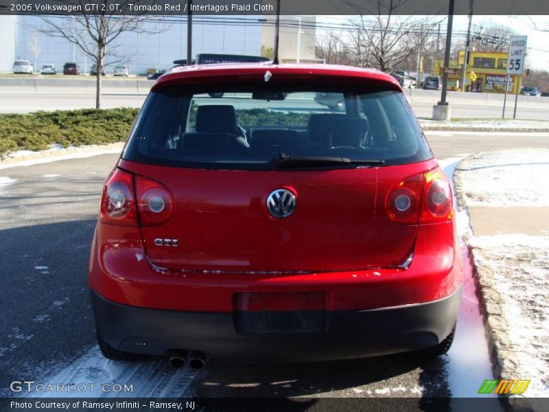 Tornado Red / Interlagos Plaid Cloth 2006 Volkswagen GTI 2.0T