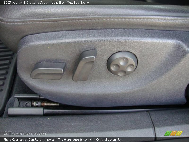 Light Silver Metallic / Ebony 2005 Audi A4 3.0 quattro Sedan