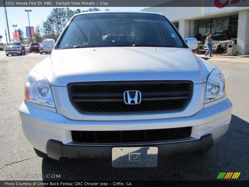 Starlight Silver Metallic / Gray 2003 Honda Pilot EX 4WD