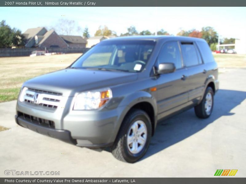 Nimbus Gray Metallic / Gray 2007 Honda Pilot LX